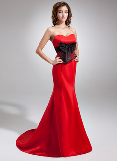 Avondjurken Zeemeermin Sweetheart Korte Sleep Organza Satin Avondjurk met Sash (017016729) Avondjurken Zeemeermin Sweetheart Korte Sleep Organza Satin Avondjurk met Sash (017016729)