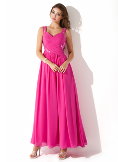 Robe de Bal de Promo Ligne-A/Princesse Cœur Longueur cheville Mousseline Robe de Bal de Promo avec Ondulé Brodé (018020699) Robe de Bal de Promo Ligne-A/Princesse Cœur Longueur cheville Mousseline Robe de Bal de Promo avec Ondulé Brodé (018020699)