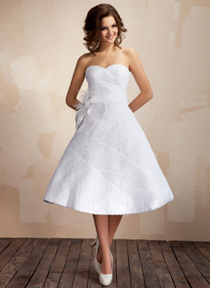 Robe de Mariée bal Cœur Longeur à mi jambe Taffetas Organza Robe de Mariée avec Ondulé Plume Fleurs (002012097) Robe de Mariée bal Cœur Longeur à mi jambe Taffetas Organza Robe de Mariée avec Ondulé Plume Fleurs (002012097)