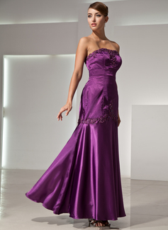 Avondjurken Zeemeermin Strapless Vloerlengte Satijnzijde Avondjurk met Lace Kraal (017014443) Avondjurken Zeemeermin Strapless Vloerlengte Satijnzijde Avondjurk met Lace Kraal (017014443)
