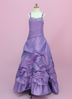 Flower Girl Dresses A-Line/Princess Sweetheart Floor-Length Taffeta Flower Girl Dress With Ruffle Beading (010002150) Flower Girl Dresses A-Line/Princess Sweetheart Floor-Length Taffeta Flower Girl Dress With Ruffle Beading (010002150)