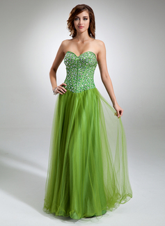 Robe de Bal de Promo Ligne-A/Princesse Cœur Longeur au sol Satin Tulle Robe de Bal de Promo avec Brodé (018016346) Robe de Bal de Promo Ligne-A/Princesse Cœur Longeur au sol Satin Tulle Robe de Bal de Promo avec Brodé (018016346)