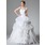 bal Cœur Traîne Chapelle Organza  Satin Robes de Mariée avec Dentelle  Perlé (002000423)