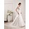 Sirene Col rond Traine courte Satin Tulle Robe de Mariée avec Dentelle (002019530)