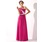 A-Lijn/Prinses Een-Schouder Vloerlengte Chiffon Avondjurken met Roes Kraal Lovertjes (017005592)