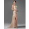 Gaine Cœur Traine longue Mousseline Robe de Bal de Promo avec Ondulé Perles (018005251)