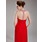 Nauwaansluitend Halter Vloerlengte Chiffon Avondjurk met Roes Beading Pailletten (017002264)
