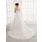 Ligne-A/Princesse Sans bretelles Traîne Chapelle Satin Dentelle Robe de Mariée avec Perlé (002011586)