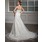 Ligne-A/Princesse Bretelles autour du cou Traine courte Organza Satin Robe de Mariée avec Ondulé Dentelle Perlé (002012015)