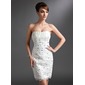 Coupe droite Cœur Mi-longues Satin Dentelle Robe de Mariée avec Ondulé Dentelle Perlé (002011965) Coupe droite Cœur Mi-longues Satin Dentelle Robe de Mariée avec Ondulé Dentelle Perlé (002011965)