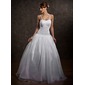bal Cœur Longeur au sol Organza Satin Robe de Mariée avec Perlé (002012169) bal Cœur Longeur au sol Organza Satin Robe de Mariée avec Perlé (002012169)