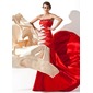 Gaine Sans bretelles Traine courte Charmeuse Robe de Bal de Promo avec Ondulé Brodé Pailleté (018005066) Gaine Sans bretelles Traine courte Charmeuse Robe de Bal de Promo avec Ondulé Brodé Pailleté (018005066)